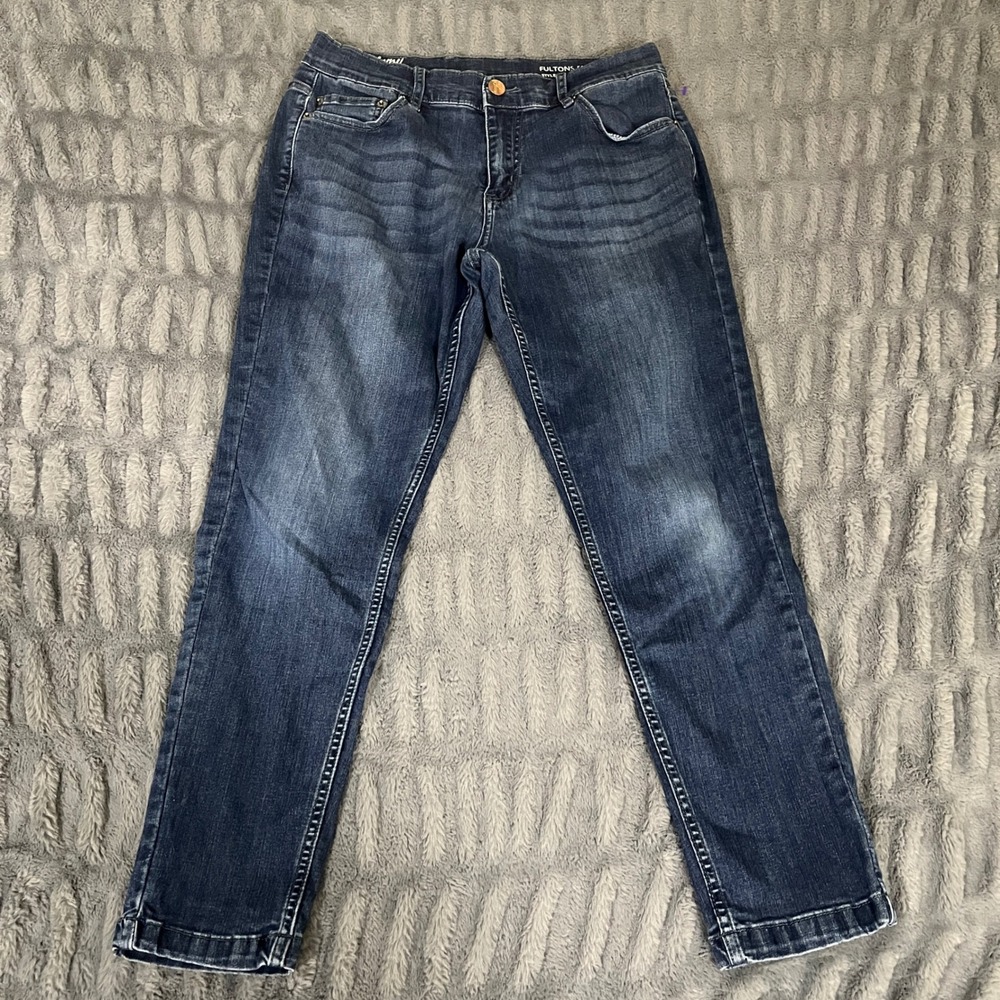 Mugsy‎ Fulton Tapered Dark Wash Jeans Mens Size 31x26 Style FLX3NTFU
